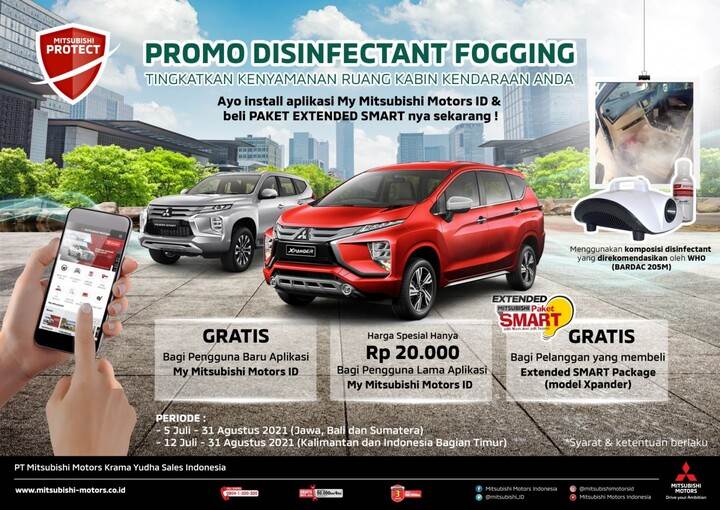 mitsubishi gratis disinfektan 11zon 1